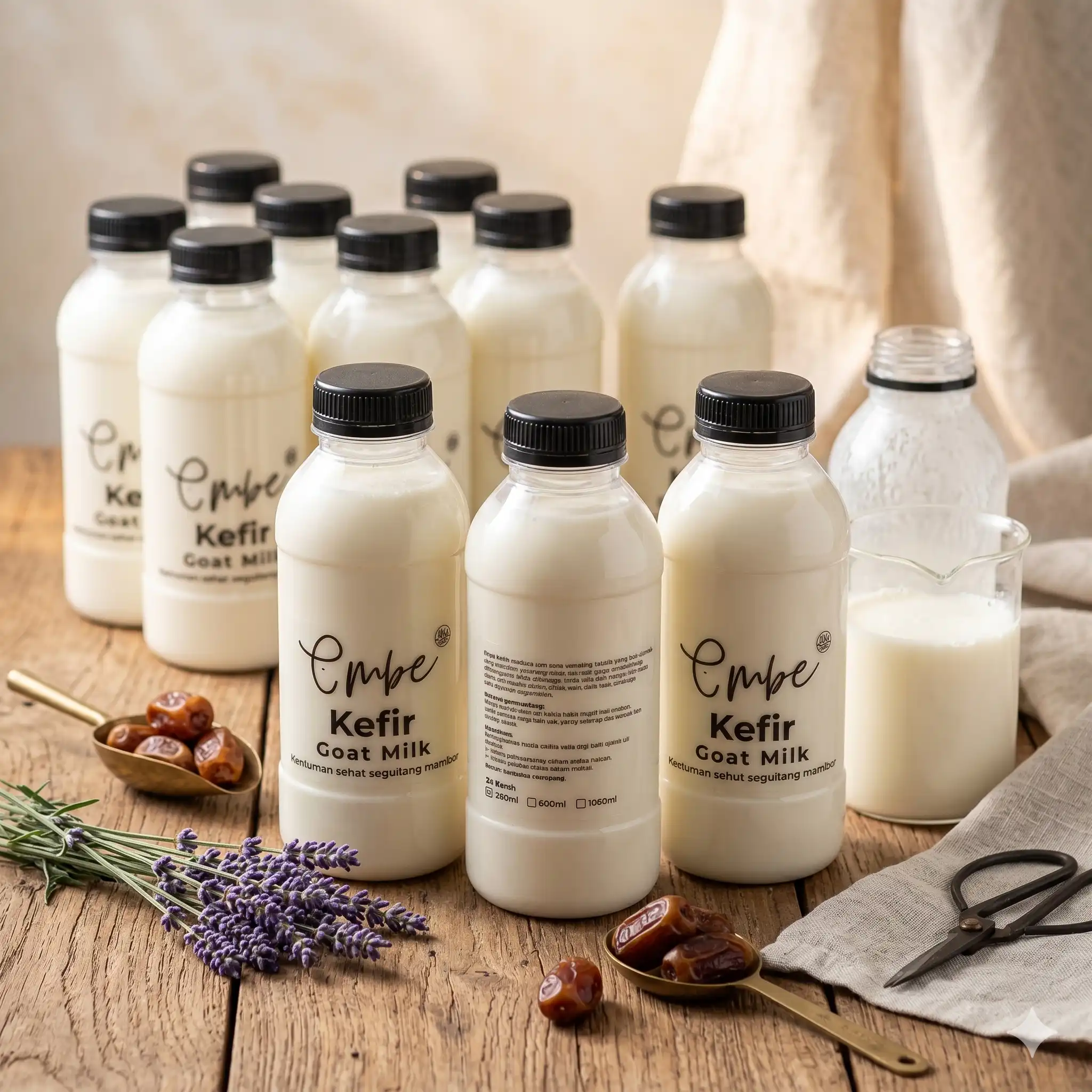 Botol kefir susu kambing Juang Farm