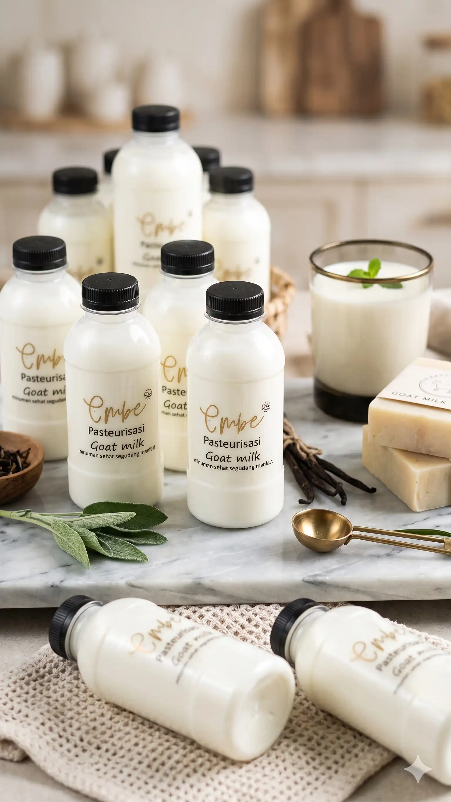 Susu kambing pasteurisasi 200 ml murni Embe